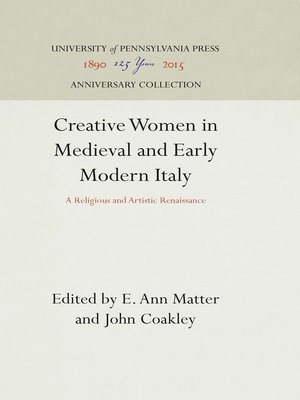 cover image of Creative Women in Medieval and Early Modern Italy